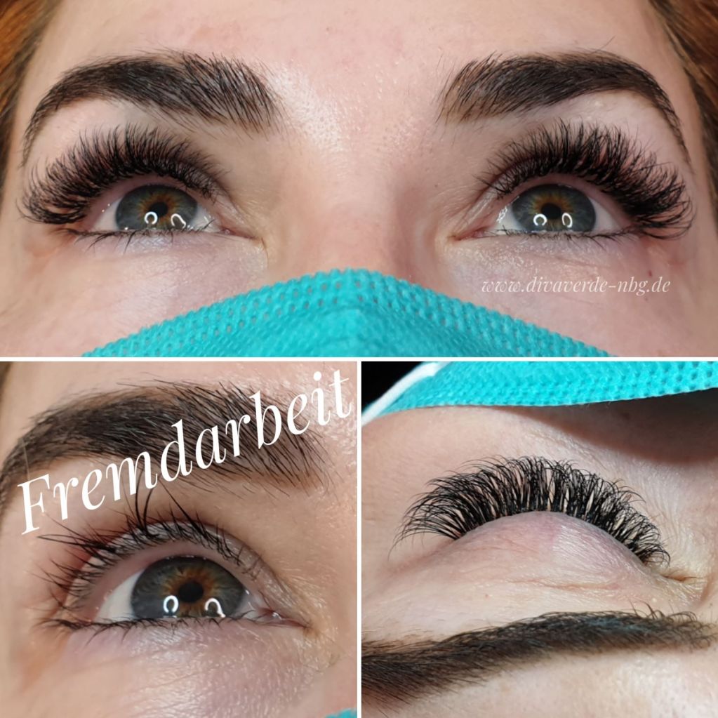 Wimpern Pflege bei Divaverde Nürnberg