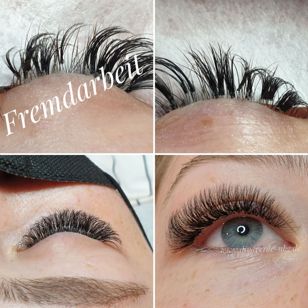 Wimpern Pflege bei Divaverde Nürnberg
